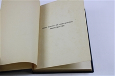 1920 'Some Essays on Golf-Course Architecture' Book by Colt & Allison w/Mackenzie, Hutchinson, Low & others