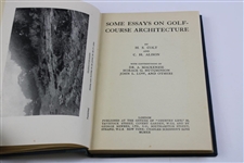 1920 'Some Essays on Golf-Course Architecture' Book by Colt & Allison w/Mackenzie, Hutchinson, Low & others