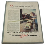 Bobby Jones 1927 Open Championship Foldout Print - Intact Inside 1930 Fortune Magazine