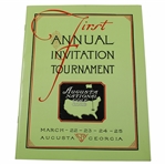 1934 Annual Invitation Tournament (First Masters) Reproduction Program