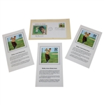 Bobby Jones 1998 Stamp Unveiling Packets w/Cachets & Stamp Sheets of Jones, Ouimet & Babes