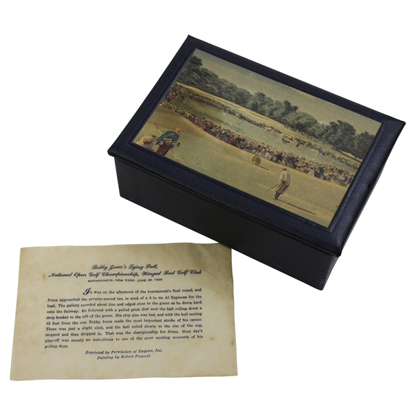 Bobby Jones Wing Foot Display Box w/Two (2) Sleeves Spalding Kro-Flite Golf Balls