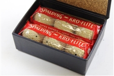 Bobby Jones Wing Foot Display Box w/Two (2) Sleeves Spalding Kro-Flite Golf Balls