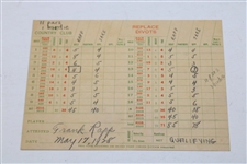 1928 The Country Club (Brookline) Qualifying Scorecard