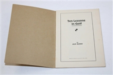1923 'Ten Lessons In Golf' Booklet by Jack Burke Sr.