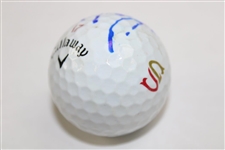 Sergio Garcia Signed Personal Callaway 17 S Logo Golf Ball JSA ALOA