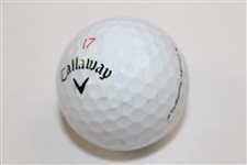 Sergio Garcia Signed Personal Callaway 17 S Logo Golf Ball JSA ALOA