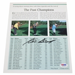 Sam Snead Signed Masters Past Champions Magazine Page PSA #G24246