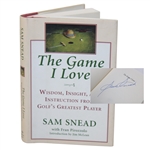Sam Snead Signed 1997 The Game I Love Book JSA ALOA