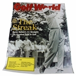 Byron Nelson Signed Oversize Golf World The Streak Photo/Poster JSA ALOA