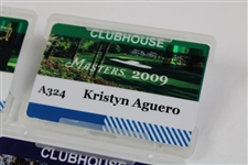 2008, 2009, 2011, 2013 & 2017 Masters Tournament Clubhouse Badges