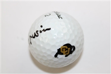 Hale Irwin Signed Colorado Buffaloes Logo Golf Ball JSA ALOA