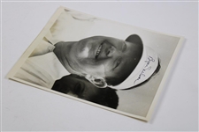 Byron Nelson Signed Press Association Wire Photo JSA ALOA