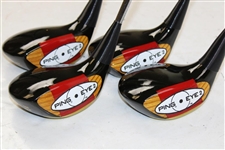Complete Set of Ping Eye 2 Clubs Inc. Driver & 3-5 Woods & Ping Eye 2 Iron Set 3-W - Unhit!