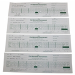 OMeara, Crenshaw, Duval & others Signed Four (4) 1994 The Memorial Scorecards