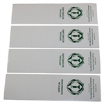 O'Meara, Crenshaw, Duval & others Signed Four (4) 1994 The Memorial Scorecards