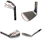 Evel Knievel's Personal Match Used Golf Bag w/MacGregor Tourney Irons, Woods & Putter w/Headcovers
