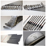 Alan Shepard's Personal Match Used Golf Bag w/Hogan Irons, Woods & Putter w/Headcovers