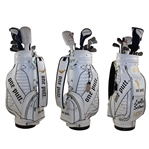 NFL HoF Lee Roy Selmon Personal Match Used Golf Bag w/Top-Flite Tour Irons, Woods & Putter w/Headcovers