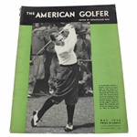1933 American Golfer Magazine With Bobby Jones On Cover - May 1933