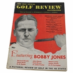 1932 Annual Golf Review Magazine w/Bobby Jones Cover - Features ANGC Course Maps