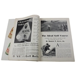 1932 Annual Golf Review Magazine w/Bobby Jones Cover - Features ANGC Course Maps