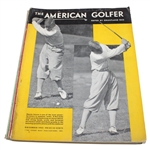 Ten (10) The American Golfer Magazines - From May 1931-November 1934