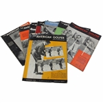 Eight (8) The American Golfer Magazines - From May 1931-November 1934