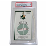 1996 US Amateur Tigers 3rd Am Champ. Final Rd Sunday Grounds Ticket #3338 PSA MINT 9