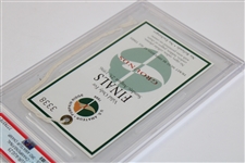 1996 US Amateur Tiger's 3rd Am Champ. Final Rd Sunday Grounds Ticket #3338 PSA MINT 9