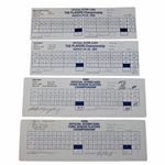 Irwin/Leonard/Calc/Murphy/Sutton/Duval/Floyd/Nelson Signed 1998 The Players Scorecards