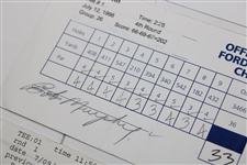Irwin/Leonard/Calc/Murphy/Sutton/Duval/Floyd/Nelson Signed 1998 The Players Scorecards