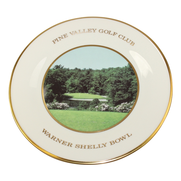 Pine Valley Golf Club 1989 Warner Shelly Bowl Ceramic Plate