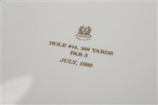 Pine Valley Golf Club 1989 Warner Shelly Bowl Ceramic Plate