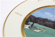 Pine Valley Golf Club 75 Years Warner Shelly Bowl Porcelain Plate - 1913-1988