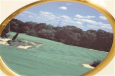 Pine Valley Golf Club 75 Years Warner Shelly Bowl Porcelain Plate - 1913-1988