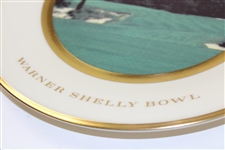 Pine Valley Golf Club 75 Years Warner Shelly Bowl Porcelain Plate - 1913-1988
