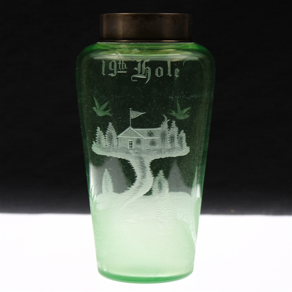 19Th Hole Clubhouse Hawkes Green Decanter 