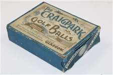 The Craigpark Gutty Golf Balls 'Thoroughly Seasoned' Box Only