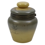 Ltd Ed Handel Tobacco Humidor Jar with Lid Decorated by R.J. Handel