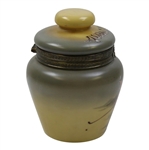 Ltd Ed Handel Tobacco Humidor Jar with Lid Decorated by R.J. Handel