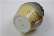 Ltd Ed Handel Tobacco Humidor Jar with Lid Decorated by R.J. Handel