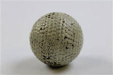 Vintage Scotch Haskell 1898 Bramble Golf Ball - 96% Paint