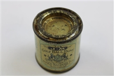 C. 1890 The J&M Golf Ball Paint Can with Golfers - James Mathers & Co. - Montrose