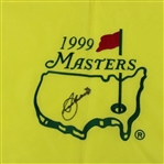 Seve Ballesteros Signed 1999 Masters Embroidered Flag JSA ALOA