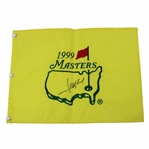 Jose Maria Olazabal Signed 1999 Masters Embroidered Flag JSA ALOA
