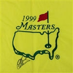Ben Crenshaw Signed 1999 Masters Embroidered Flag JSA ALOA