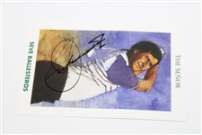 Seve Ballesteros Signed Mueller 'The Senor' Golf Card JSA ALOA