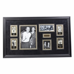 Arnold Palmer Signed Photo & Grand Slam Ventures Masters Display - Framed JSA ALOA