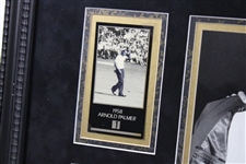 Arnold Palmer Signed Photo & Grand Slam Ventures Masters Display - Framed JSA ALOA